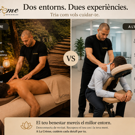 Massatge a centre Massatges vs Empresa