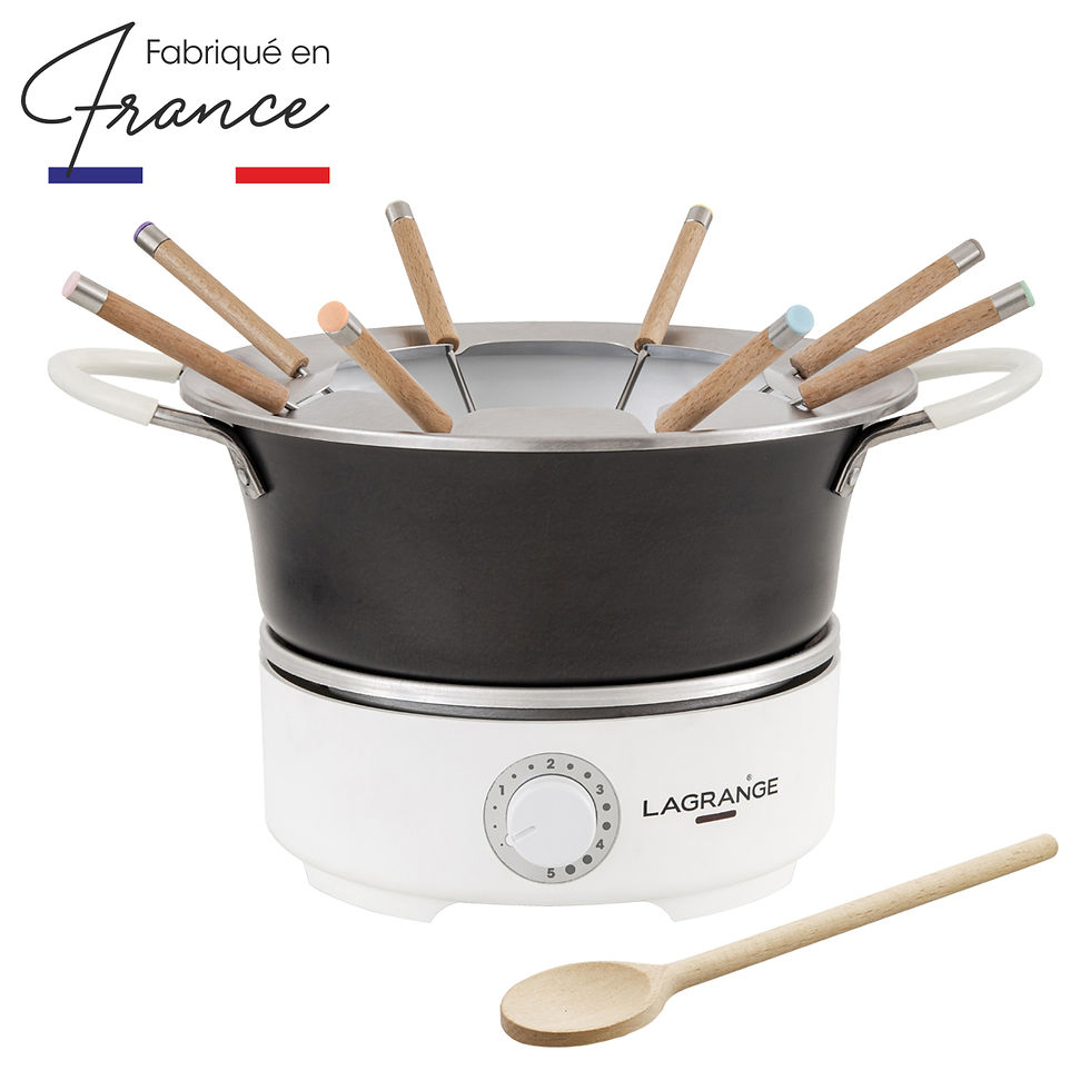 Fondue Prestige Charbon + cuillère en bois