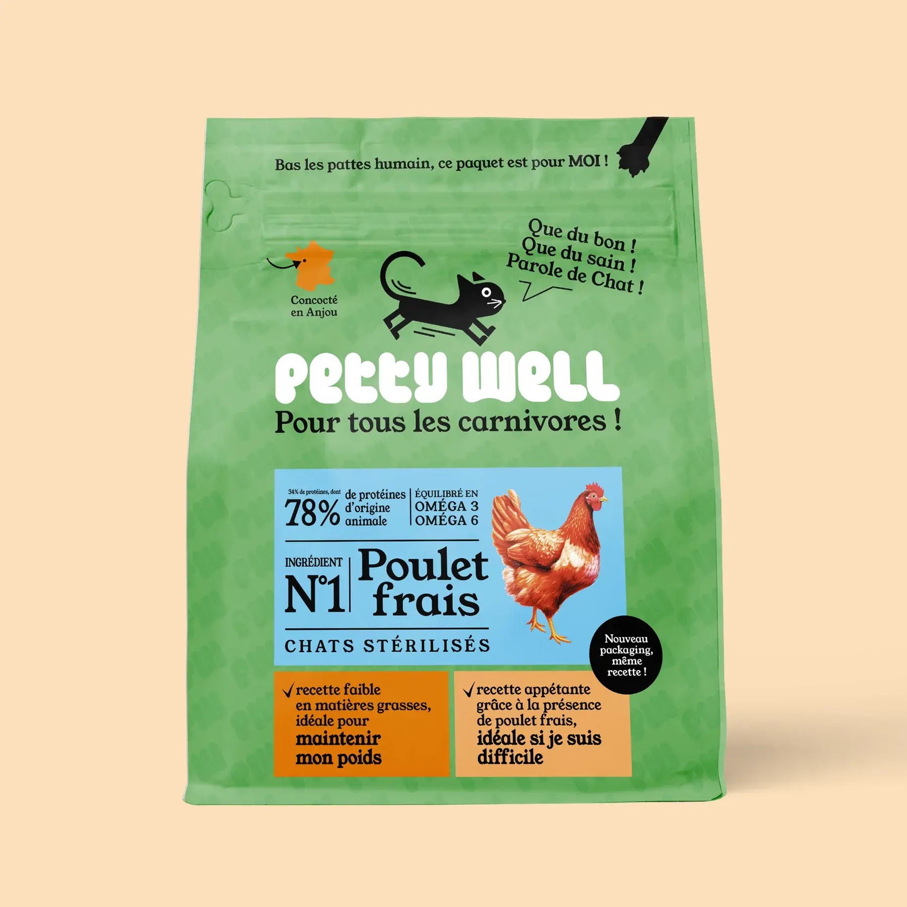 Croquettes Chats -  Poulet frais