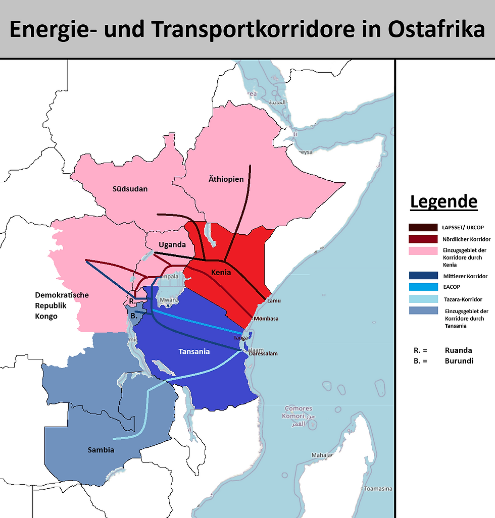 Karte Ostafrika © Open Street Map, CC BY-SA 2.0 (Bild wurde bearbeitet)