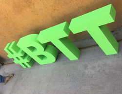 Letras de plumavit