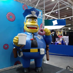 Escultura de los Simpson