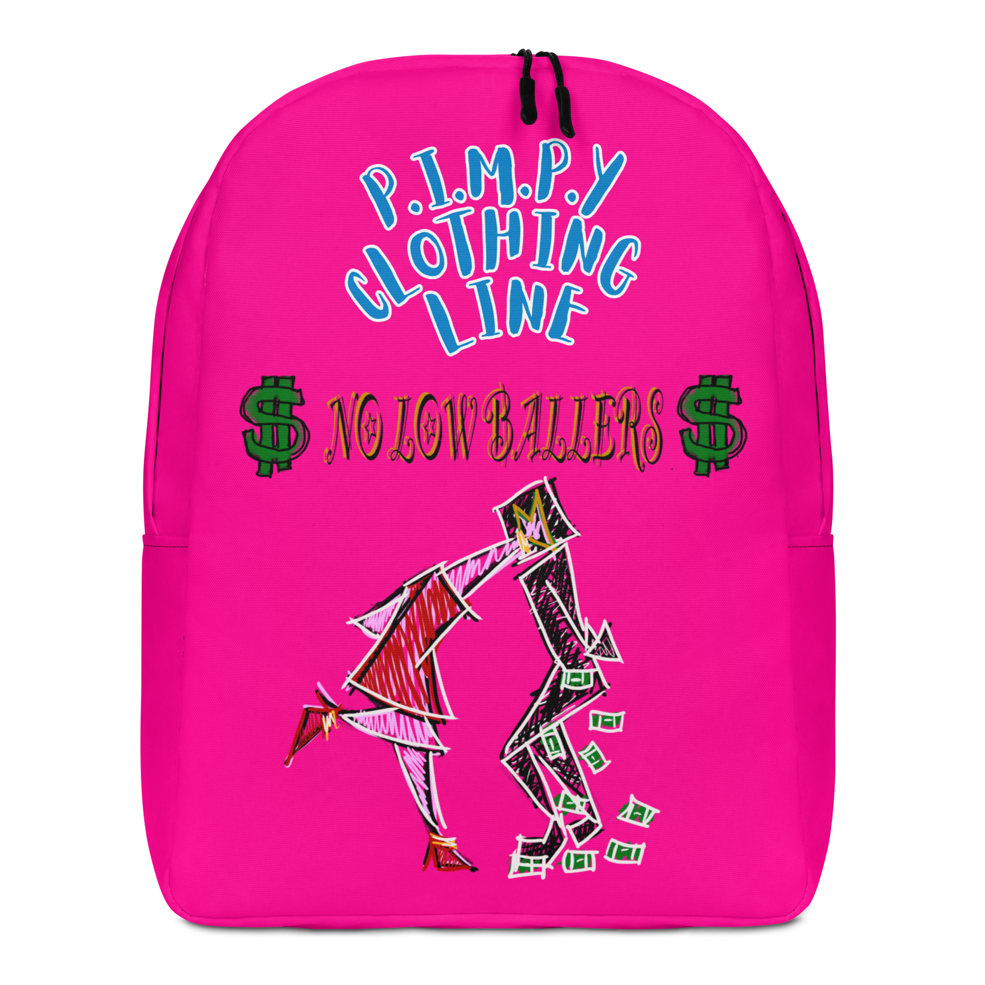 NO LOW BALLERS (magenta/magenta)