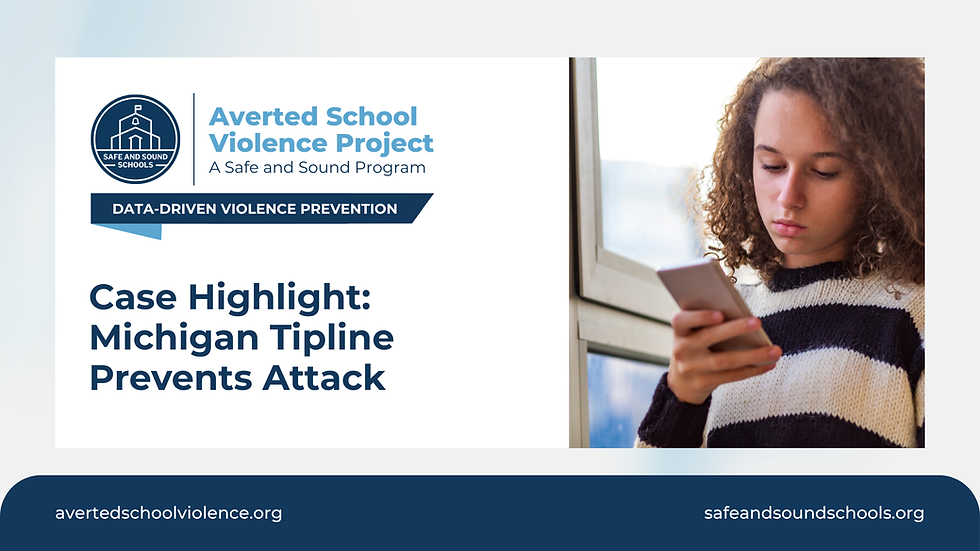 ASV Database Case Highlight: Michigan Tipline Prevents Attack