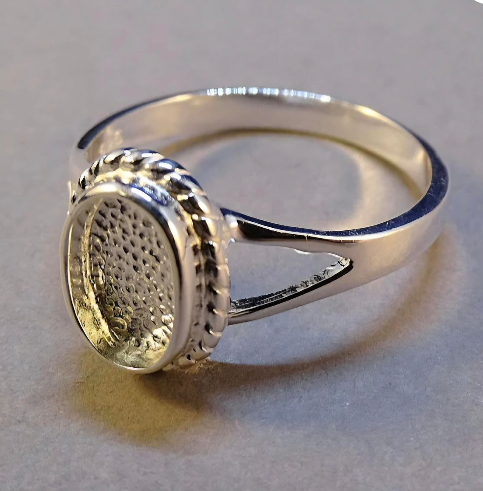 Thumbnail: 'Emily' 925 Solid Silver Ring