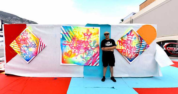 mr oneteas mural UPAINT Monaco 2021