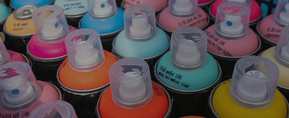 Loop spray paint