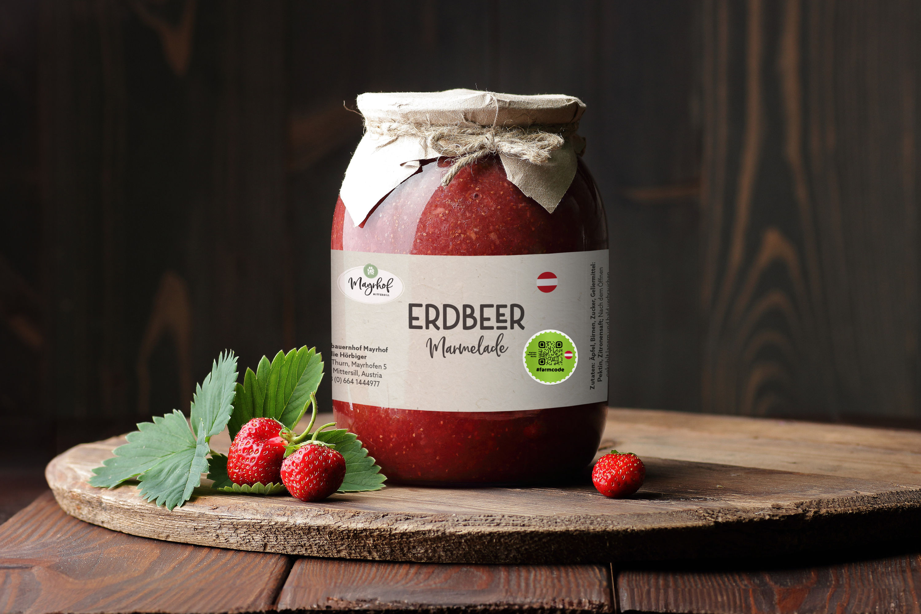 Farmcode auf Produktetiketten