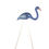 Thumbnail: Deep Blue Ceramic Flamingo