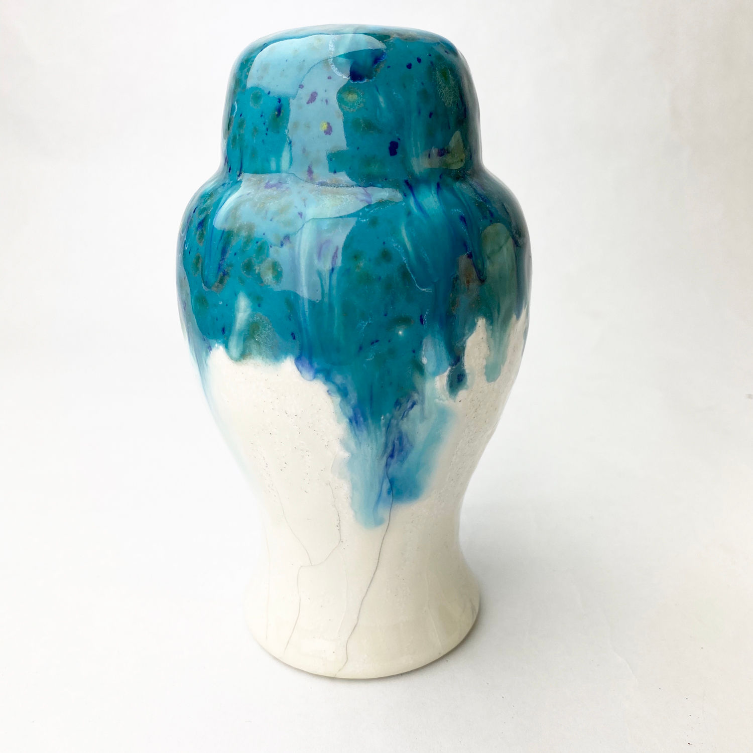 Candy Blue Small Pet Urn