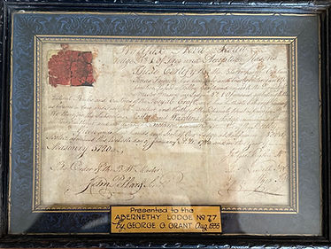 Travelling Maons's Introductory Letter - 1780