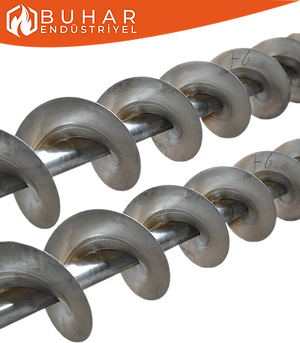 Mil üzerine kaynaklı helezon, uzun ömürlü ve sağlam.