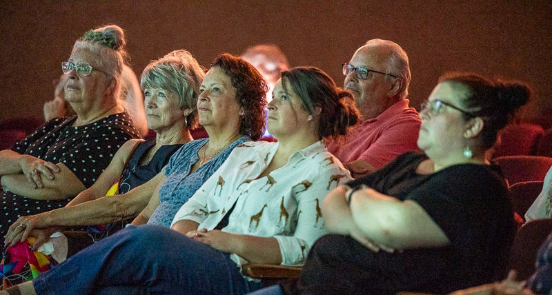 Among the audience members attending were from left Joline Caron, Sue Caron, Monique Grenier, Amanda Grenier, Robert Caron, and Kathleen Grenier.