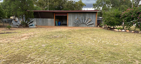 Outback Sewing before shop opening