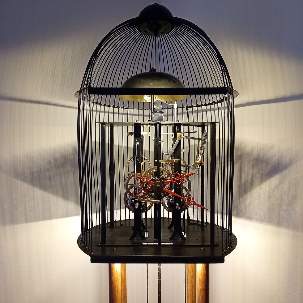 Miniature : sculpture lumineuse atelier fabrice artiste bordeaux temps1