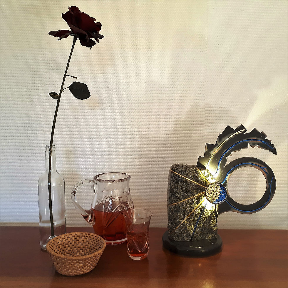 Miniature : atelier fabrice | sculptures lumineuses | granit 3 6