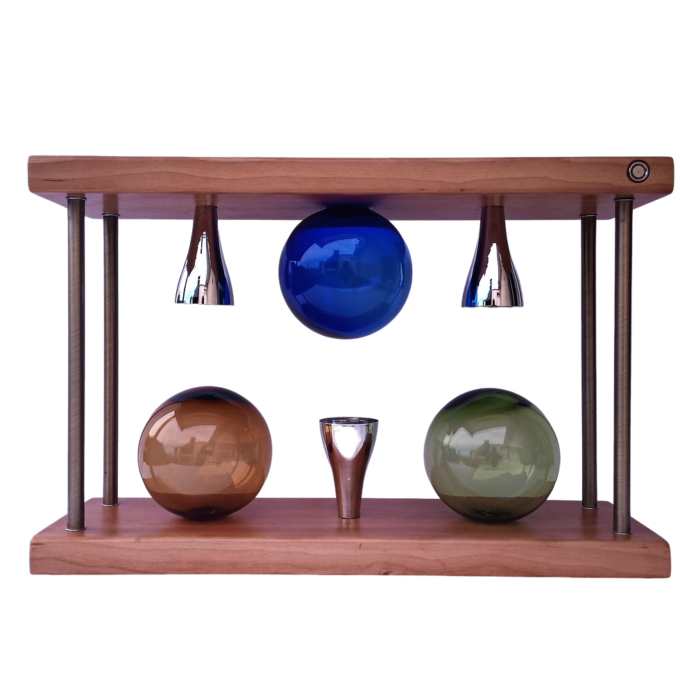 Miniature : sculpture lumineuse atelier fabrice artiste bordeaux sphère i