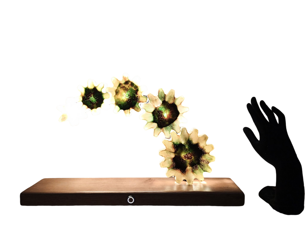 Miniature : fabrice  sculpture lumineuse bordeaux persee 2