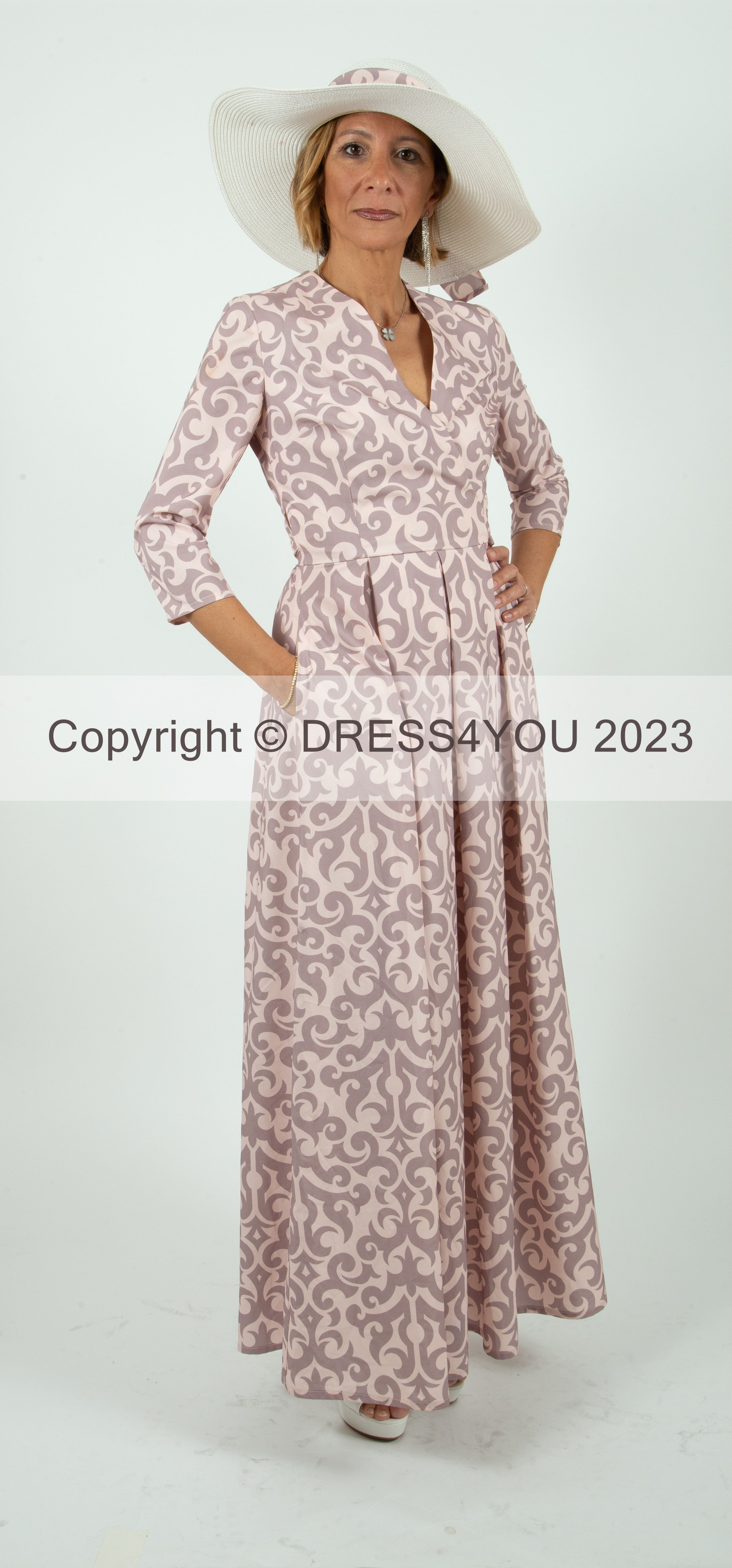 Robe Chapeau de Rose