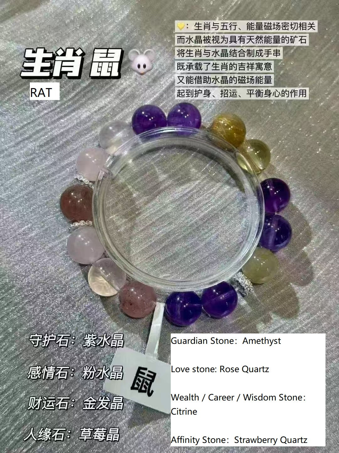 Zodiac Crystal Bracelet Collection