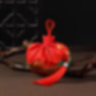 Solar Energy Balancing Sachet with hanging tassel, handcrafted with ritual-grade herbal powder for energy balancing