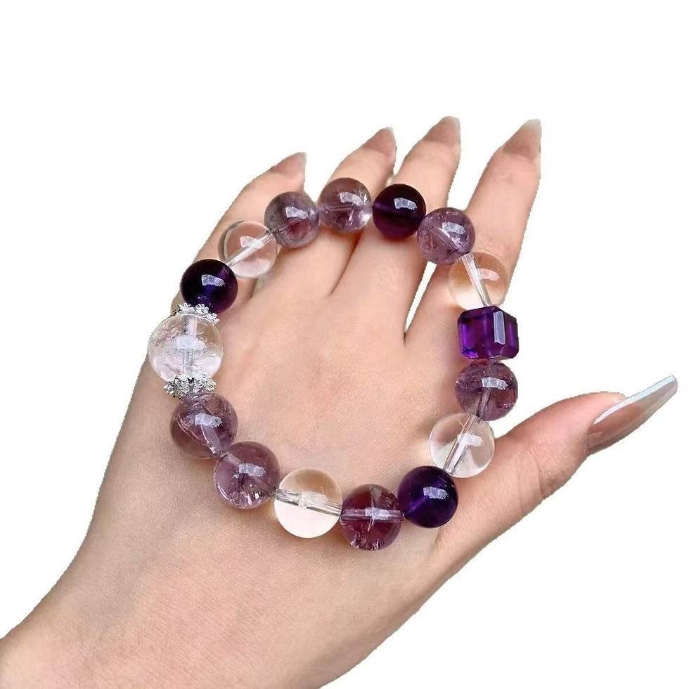 Natural Amethyst Bracelet for the Era of Fire (2024–2053)