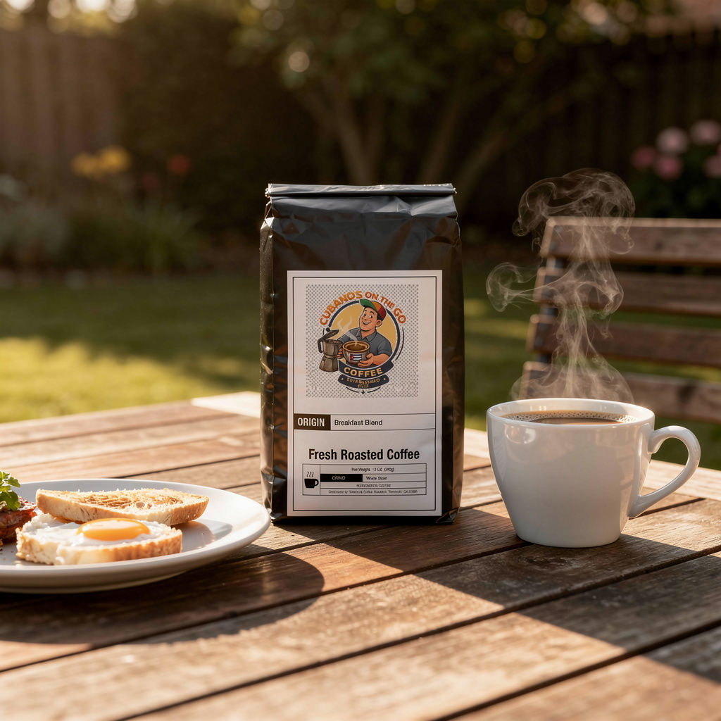 Café de mezcla para el desayuno