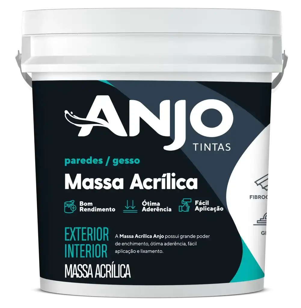 Balde de Massa Acrílica Anjo para nivelamento de paredes