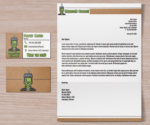 Monster Coffee Mockup