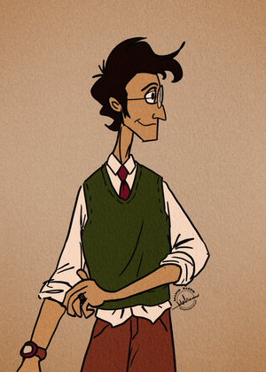 100th post selfportrait