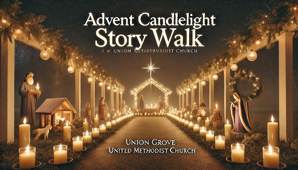 Advent Candlelight Story Walk