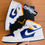 Thumbnail: Nik ee air jordan 1 mid royal blue laser orange Men 