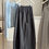 Thumbnail: Silk cotton  wide legs high waist loose  pant for women 