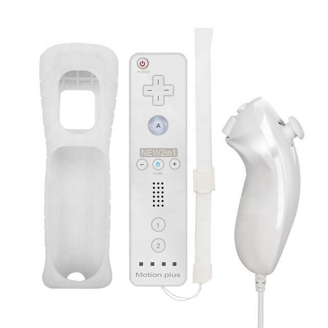 Miniaturbild: WII Gamepad Two-in-one Wii Left And Right Handle Wii Gamepad Built-in Accelerat