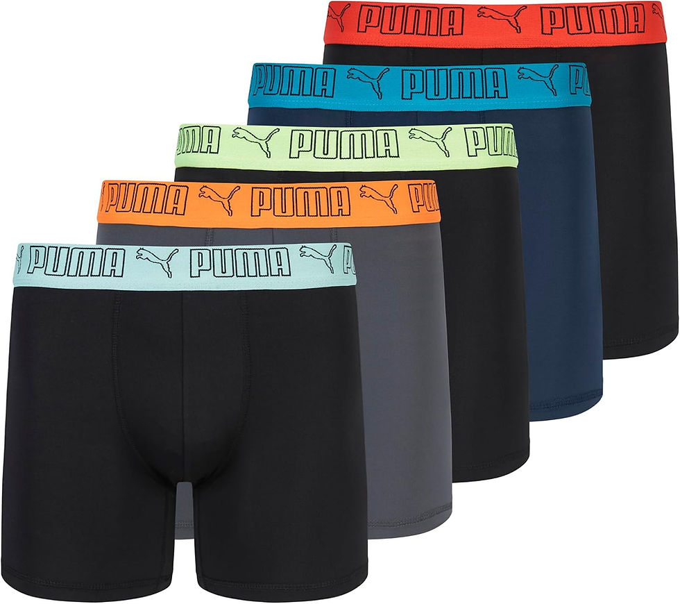 Miniaturbild: PUMA Paquete de 5 calzoncillos tipo bóxer Performance para hombre