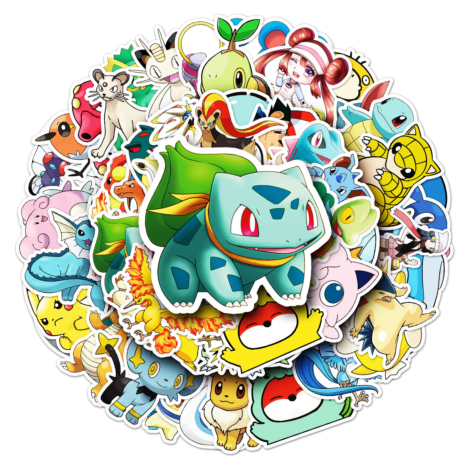 50 Cartoon Animation Magic Treasure Decoration Stickers Luggage Laptop Car Mobi