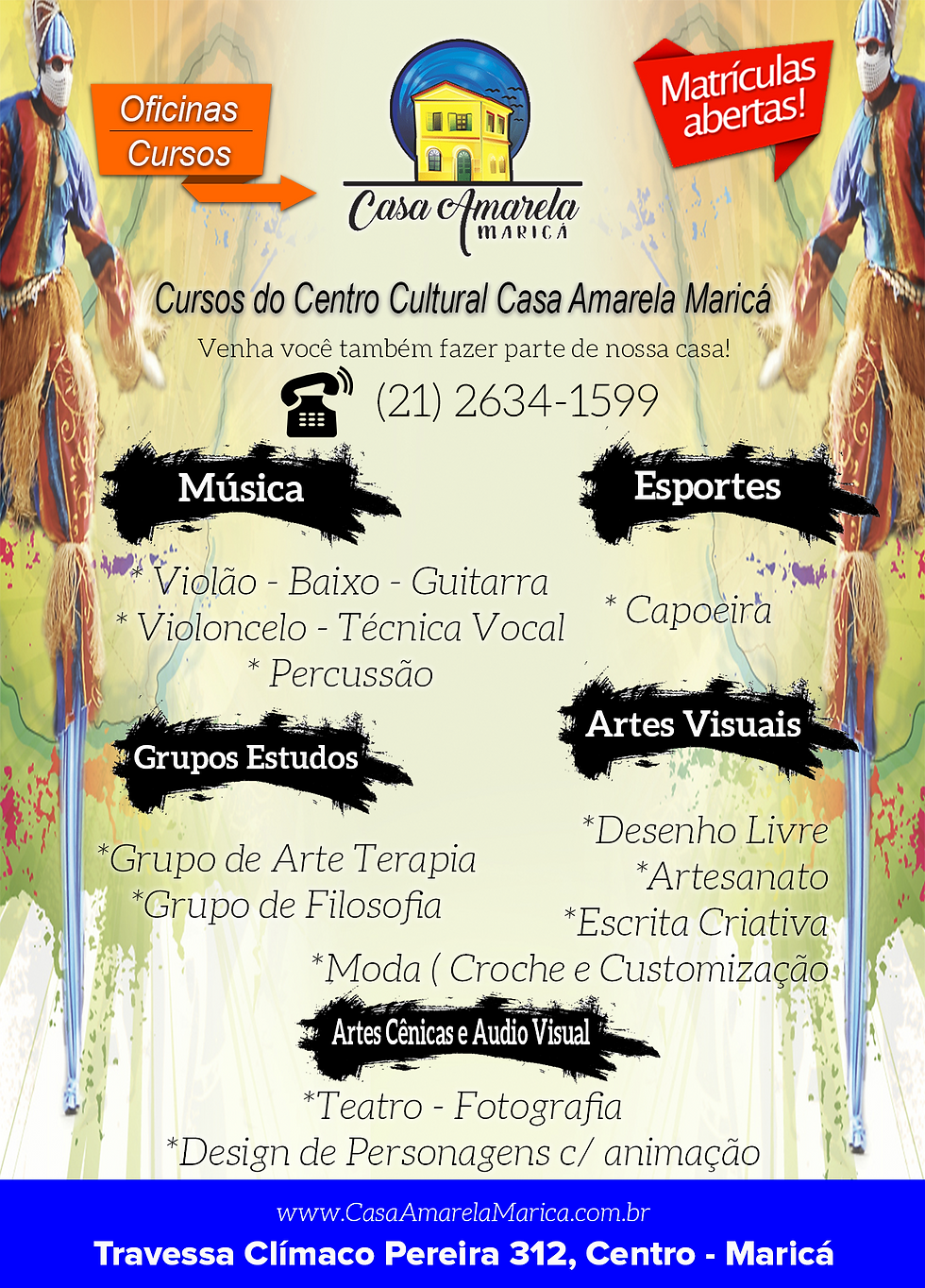 panfleto cursos casa amarela marica mod novo