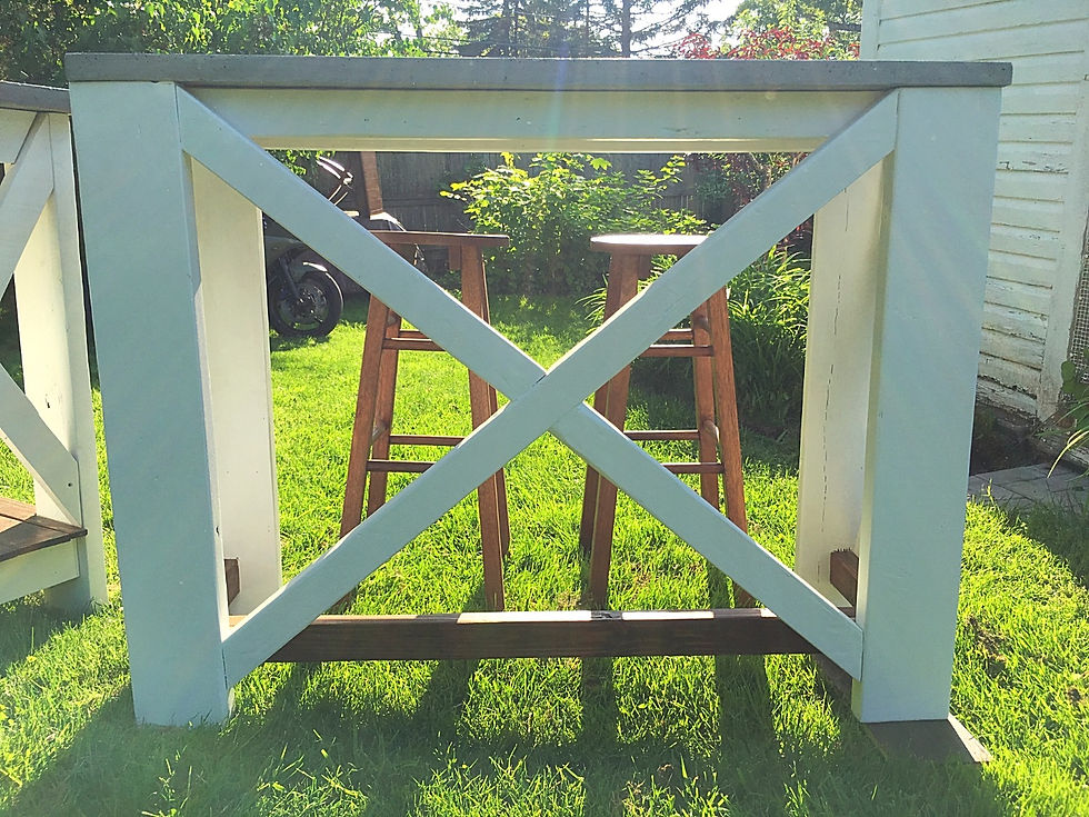Concrete Duo | Custom Furniture | Reclaimed Wood | Woodworking Craftsmen | Simple By Lacey
