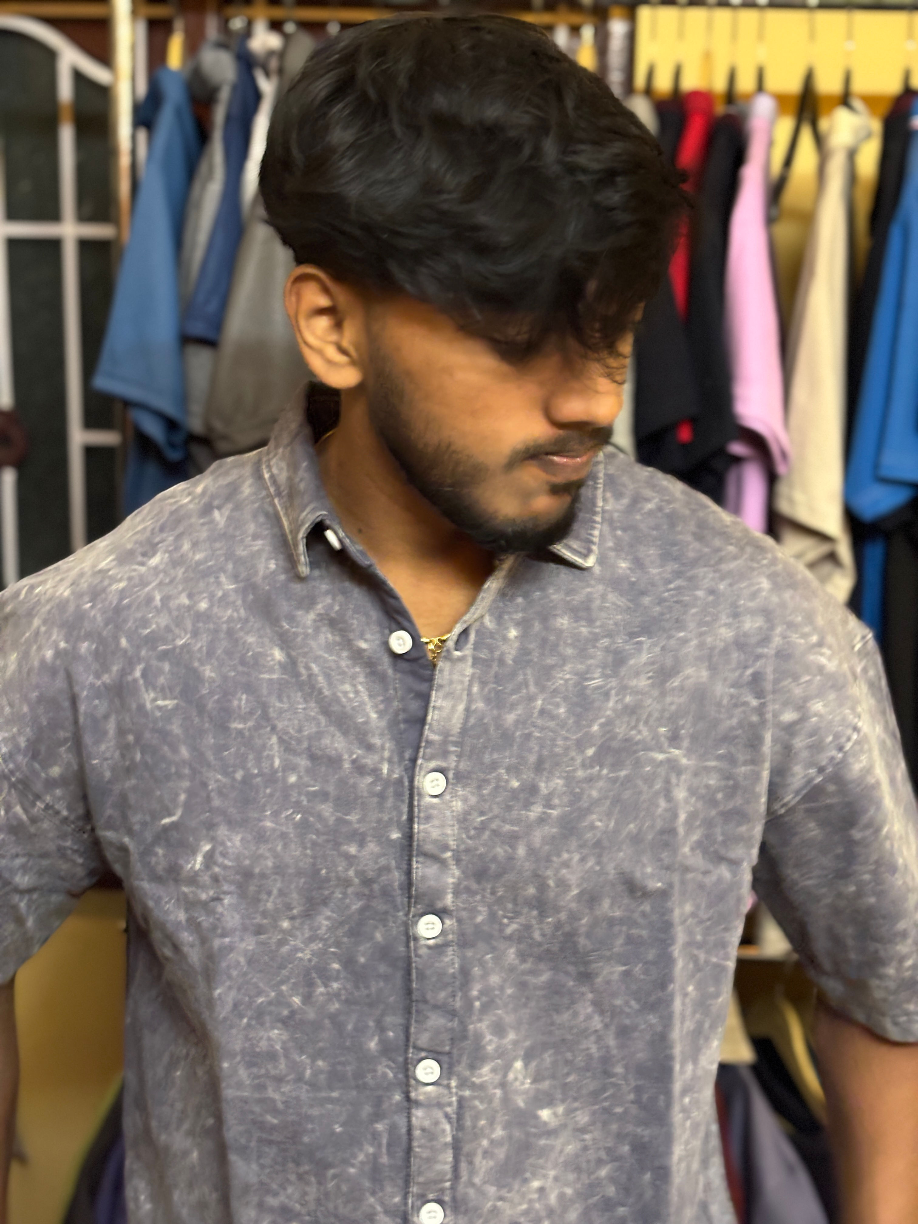 Acid Wash Oversized shirts