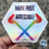 Thumbnail: Holographic White hexagon with rainbow walking canes across it and the text “Make Pride accessible” on it in black