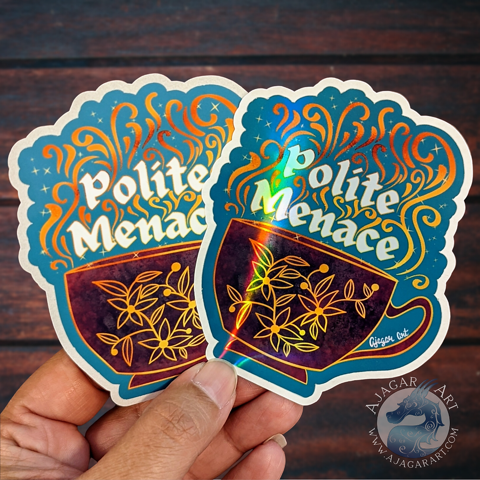 Thumbnail: Polite Menace Sticker