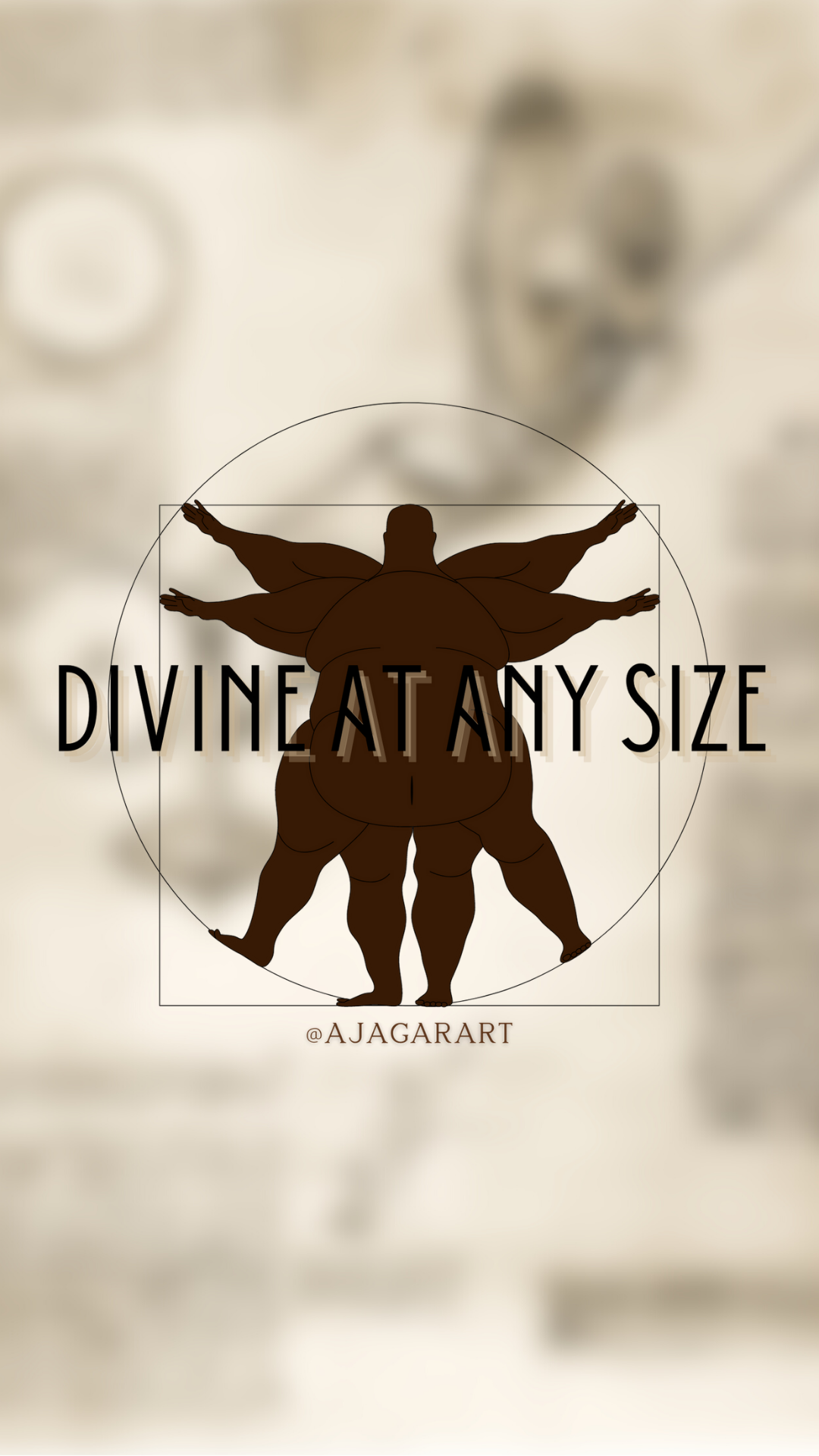 Divine at Any Size (deep dark skin tone)