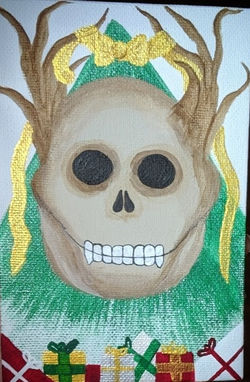 Christmas Skull 1