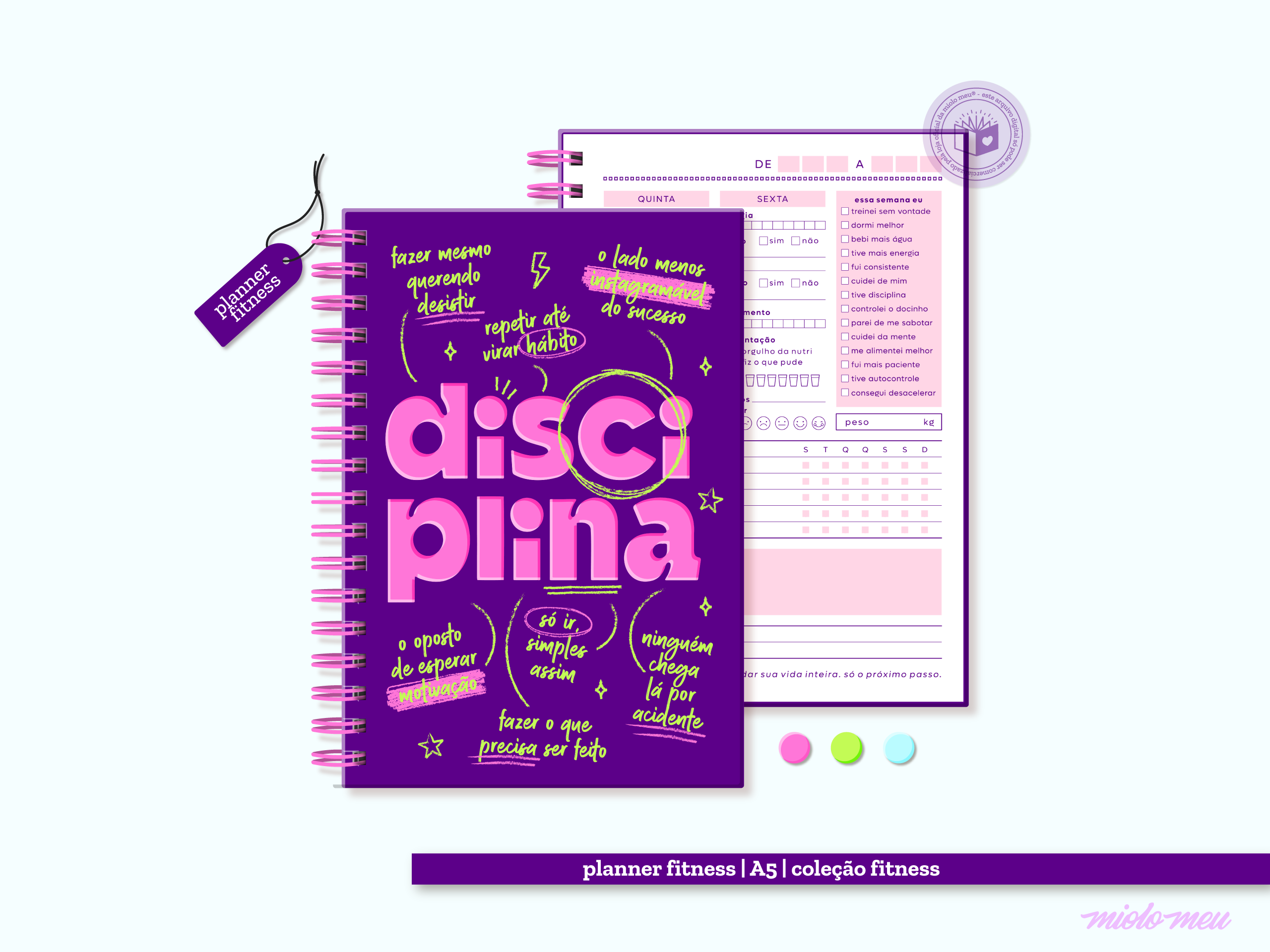 Fitness | Planner & Capas