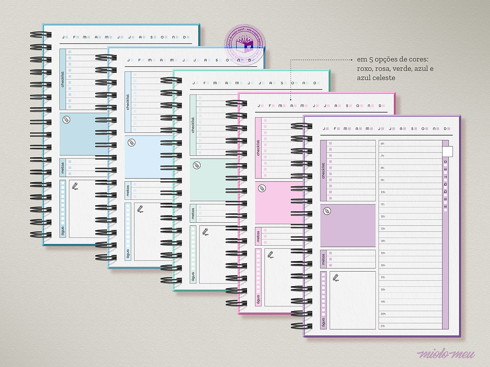 Miniatura: Amazing Basic | Agenda Permanente | 1DPP | A5