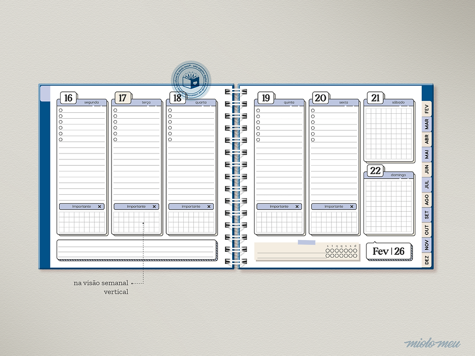 Miniatura: Tech | Planner 2026 | 18x18