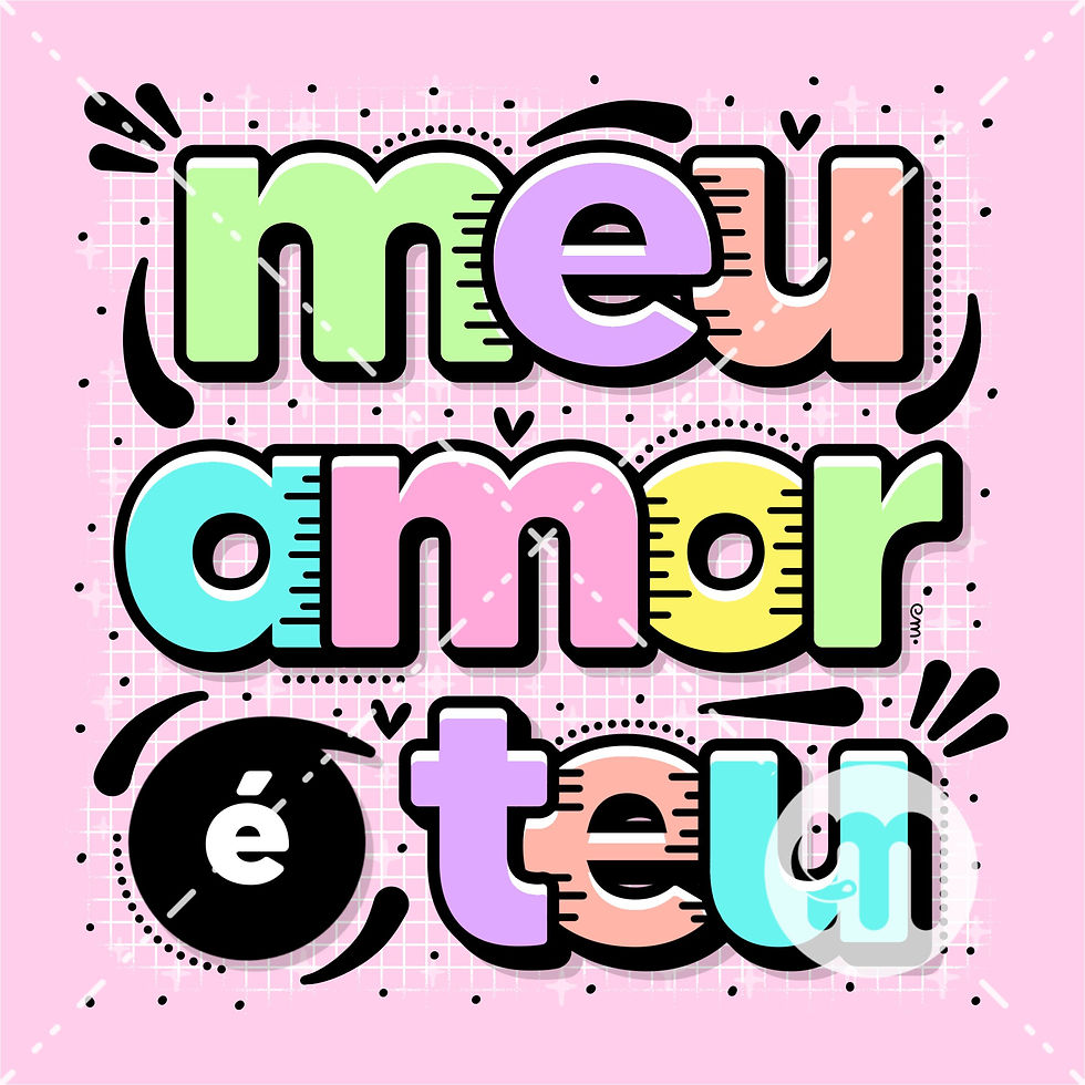 Miniatura: Lettering Namorados II