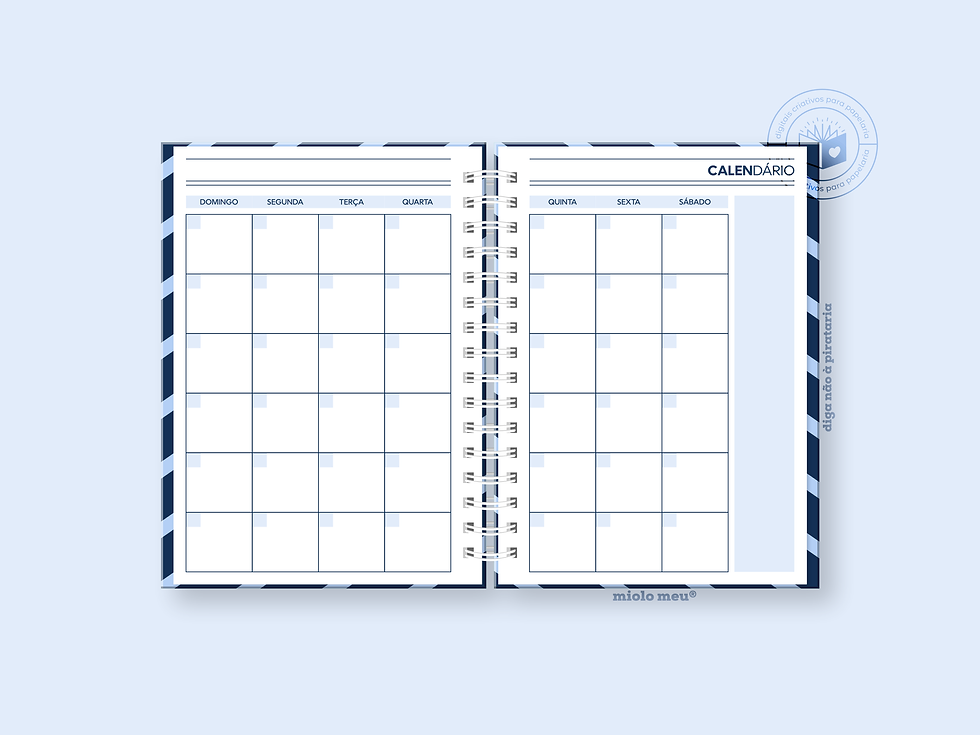Miniatura: Blue Ocean | Planner de Oração | Permanente | A5
