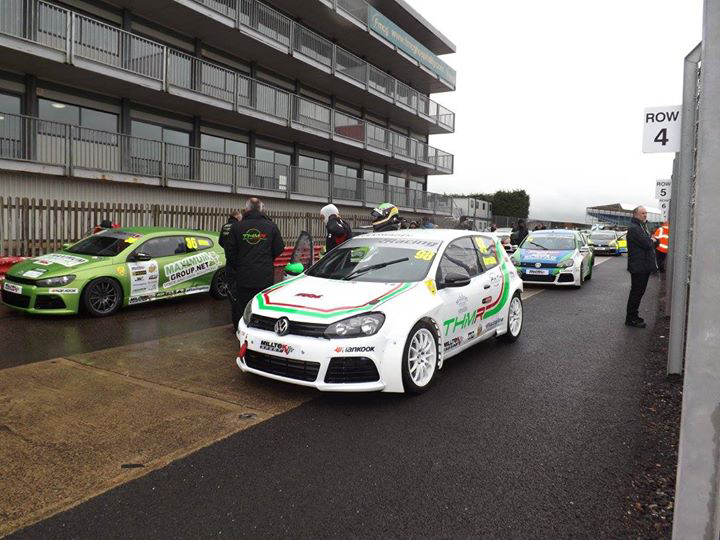 THM Racing - assembley area at Silverstone