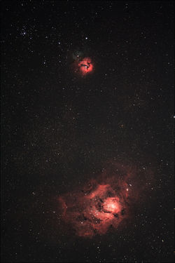 Trifid and Lagoon Nebula (M8-M20)